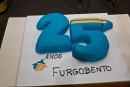 Bolo dos 25 anos da empresa.